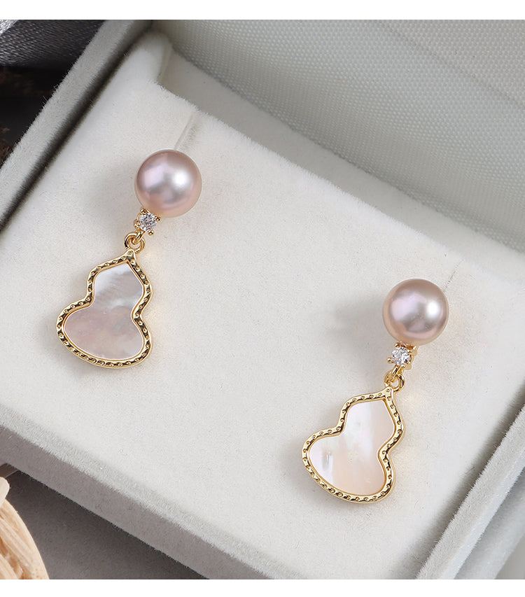 Classic Pearl & Shell Earrings