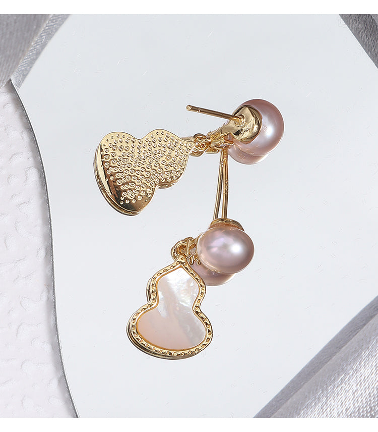 Classic Pearl & Shell Earrings