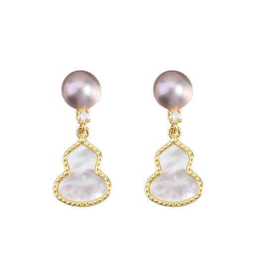 Classic Pearl & Shell Earrings