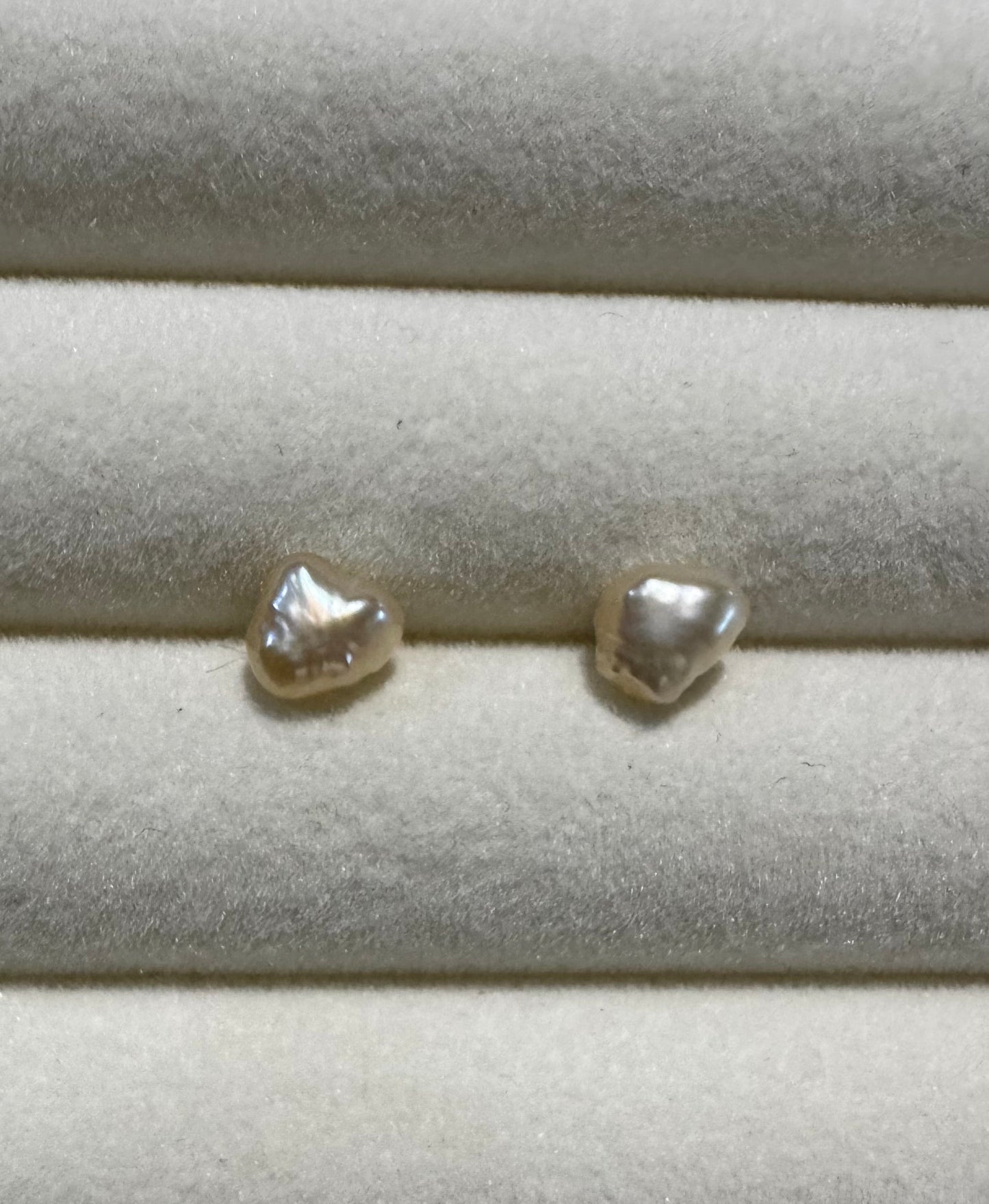 Baroque Pearl Stud Earrings