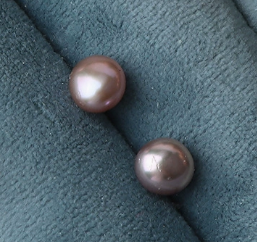 7mm Pearl Stud Earrings 925 Silver