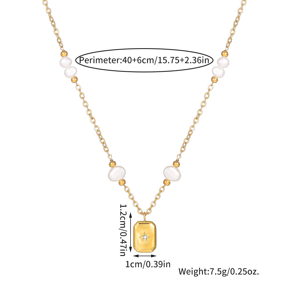 Modern Pearl Necklace
